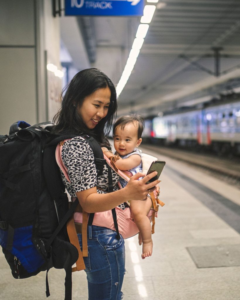 Matkustaminen vauvan kanssa